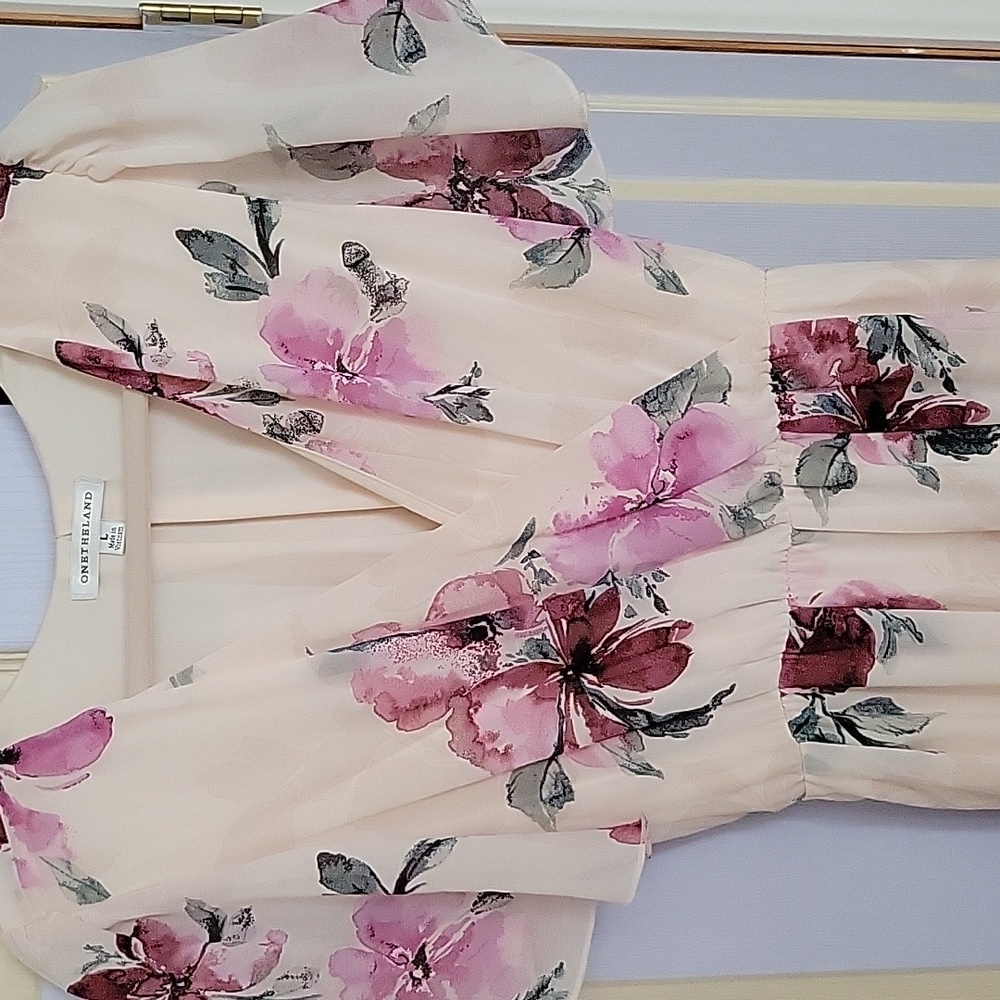 Floral Pink Maxi Dress